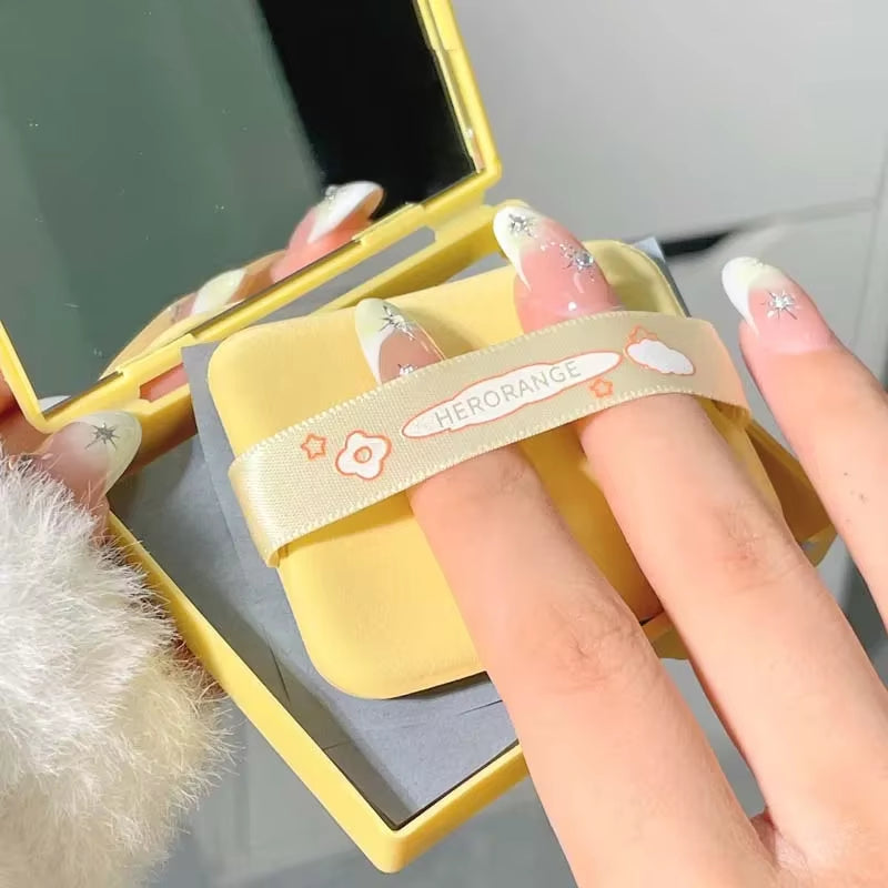 100 Pcs Portable Face Oil Blotting Paper with Mirror - Oil Control & Absorbing Makeup Wipes - Nalunaura