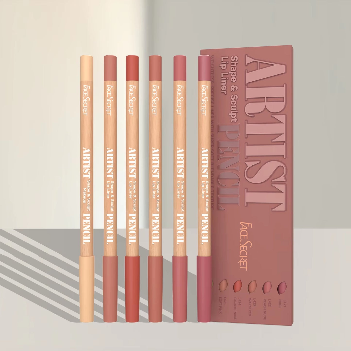 Lip Contour Liner Set – Soft Glide, Matte Finish, Seamless Blend