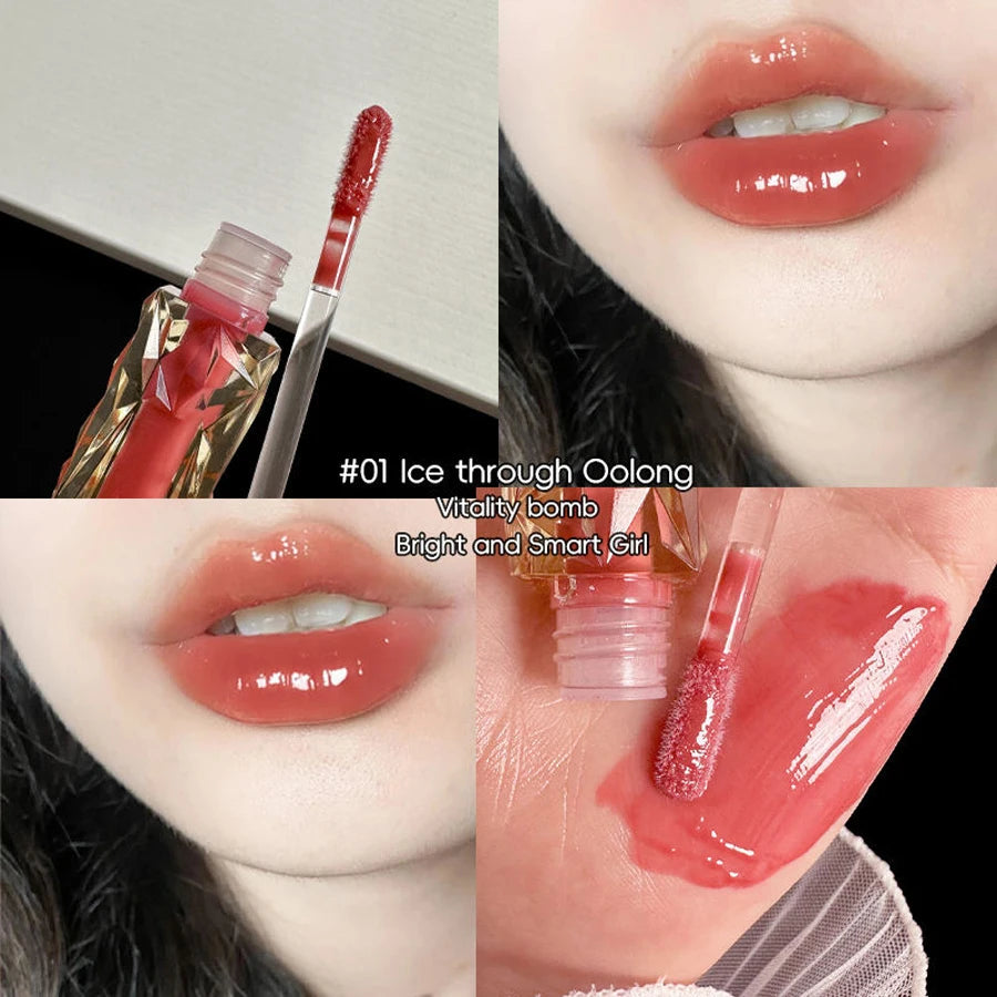 Hydrating Mirror Lip Gloss – Long-Lasting & Waterproof Shine