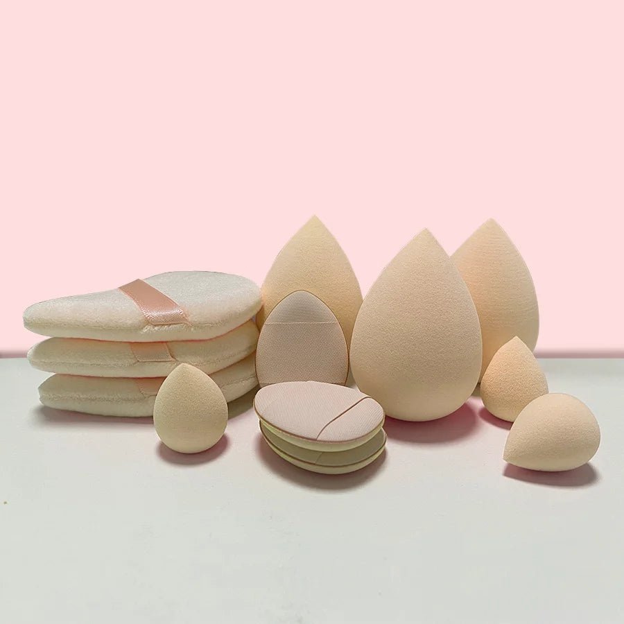 12-Piece Soft Makeup Sponge Set – For Blending, Setting & Everyday Glam