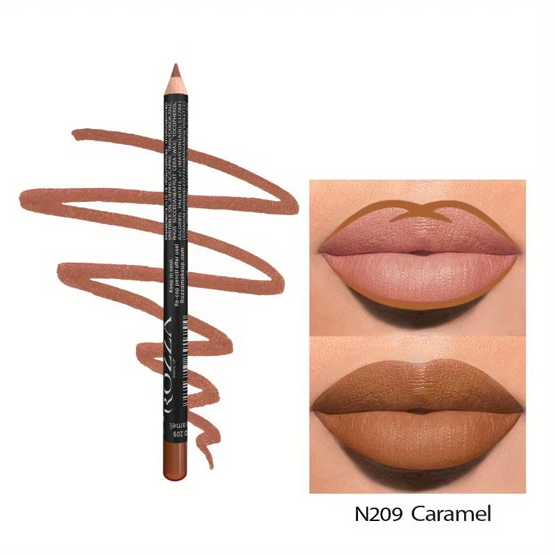 Nude Matte Lip Liner – Waterproof, Smooth Glide, 14 Stunning Shades