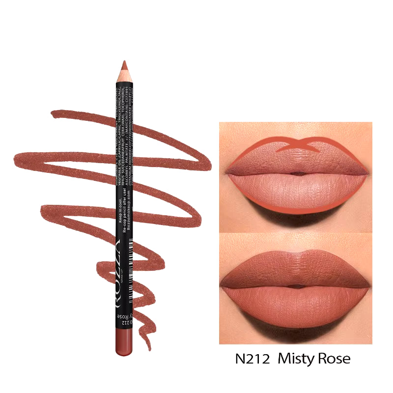 Nude Matte Lip Liner – Waterproof, Smooth Glide, 14 Stunning Shades