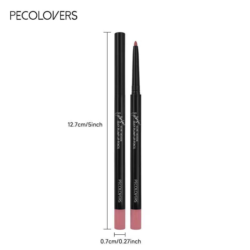 12 Matte Lip Liners – Smooth, Waterproof, All-Day Wear