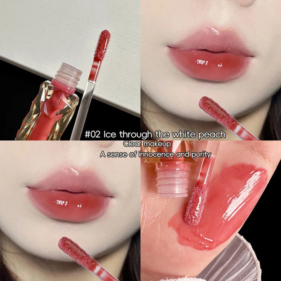 Hydrating Mirror Lip Gloss – Long-Lasting & Waterproof Shine