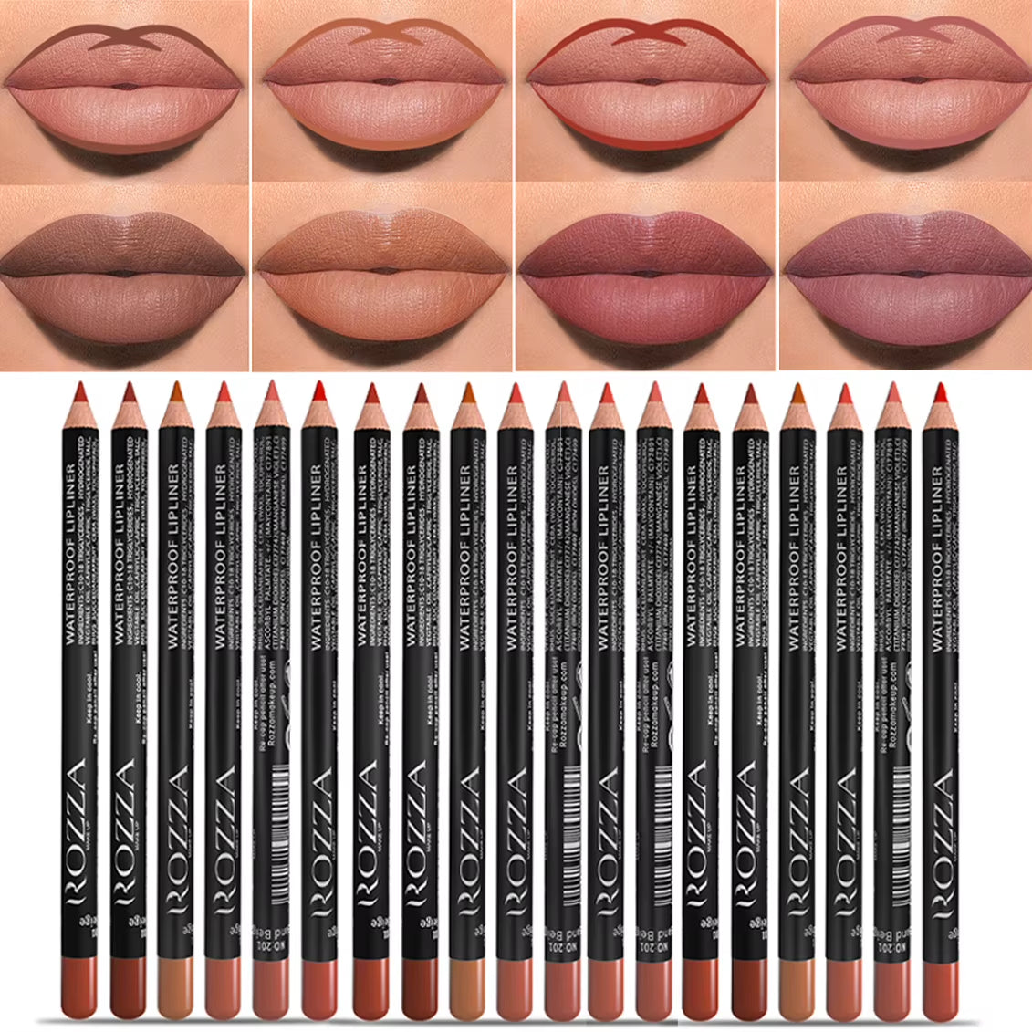 Nude Matte Lip Liner – Waterproof, Smooth Glide, 14 Stunning Shades