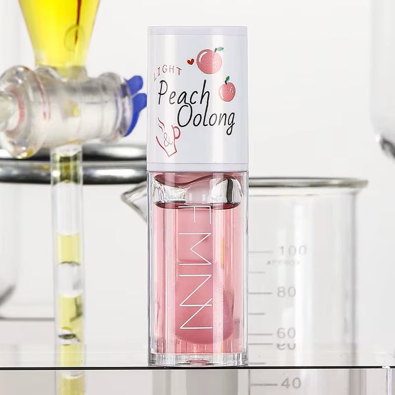 Peachy Honey Lip Oil – Glossy, Hydrated Lips