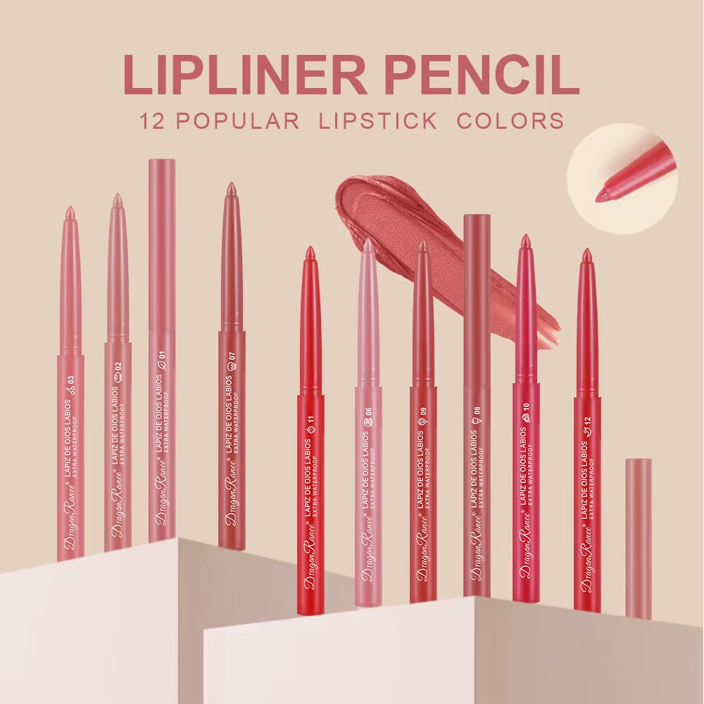 Waterproof Matte Lip Liner | Long-Lasting · Hydrating · Twist-Up Design