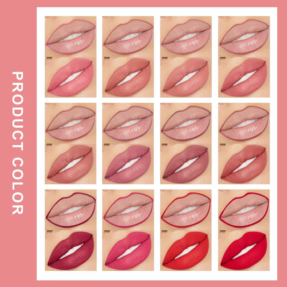Waterproof Matte Lip Liner | Long-Lasting · Hydrating · Twist-Up Design