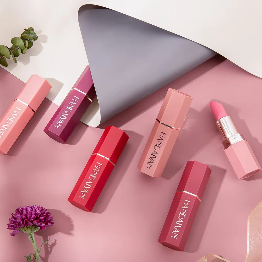 Velvet Matte Lipstick – Nude & Misty Matte Shades