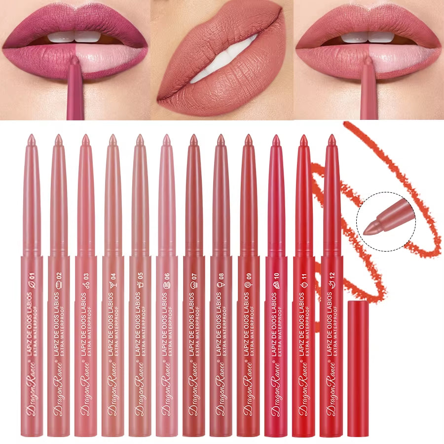 Waterproof Matte Lip Liner | Long-Lasting · Hydrating · Twist-Up Design