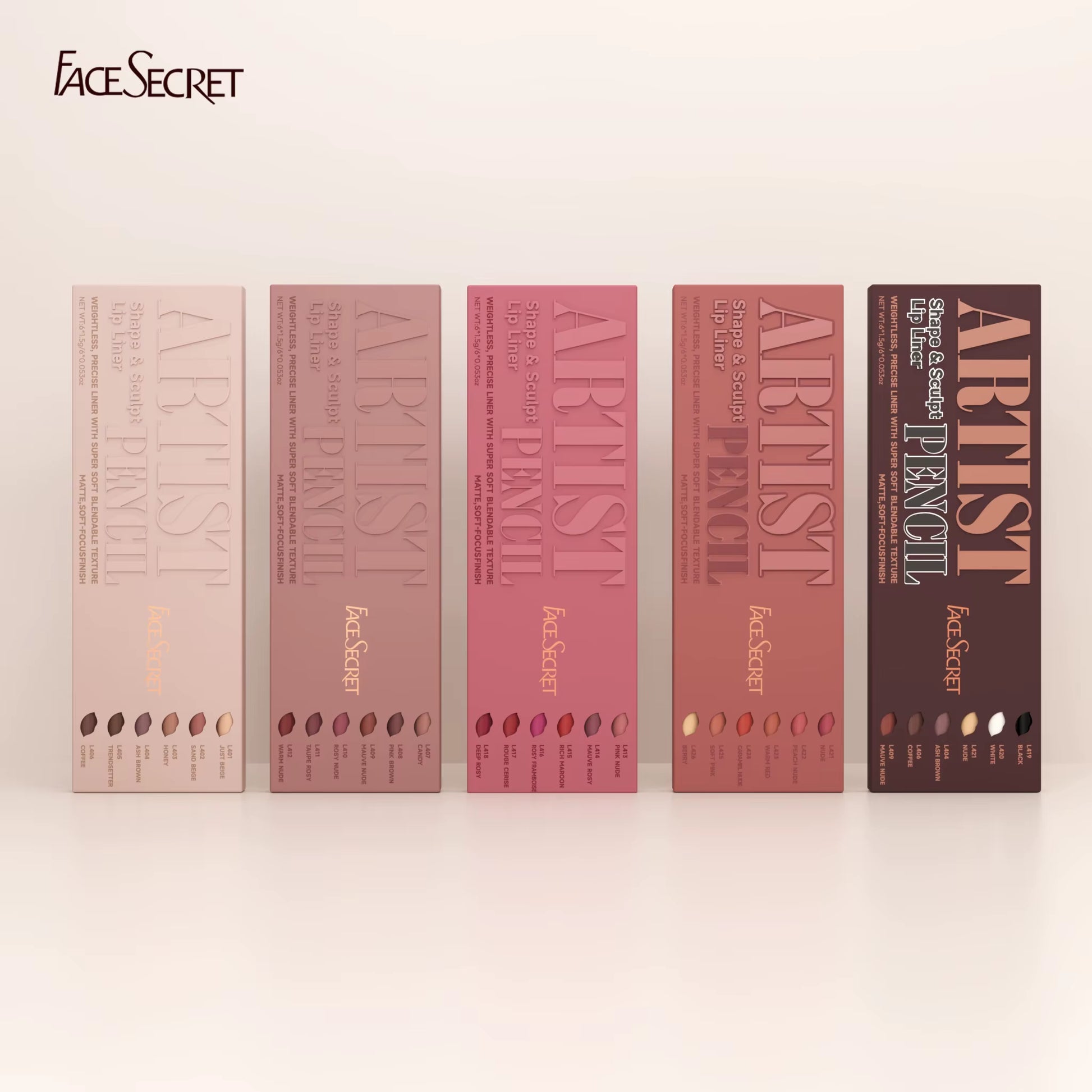 Lip Contour Liner Set – Soft Glide, Matte Finish, Seamless Blend